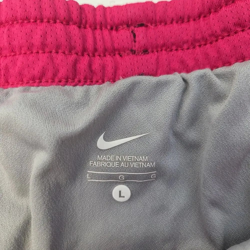 Nike Running Shorts Women Black Pink Athletic Large Liner